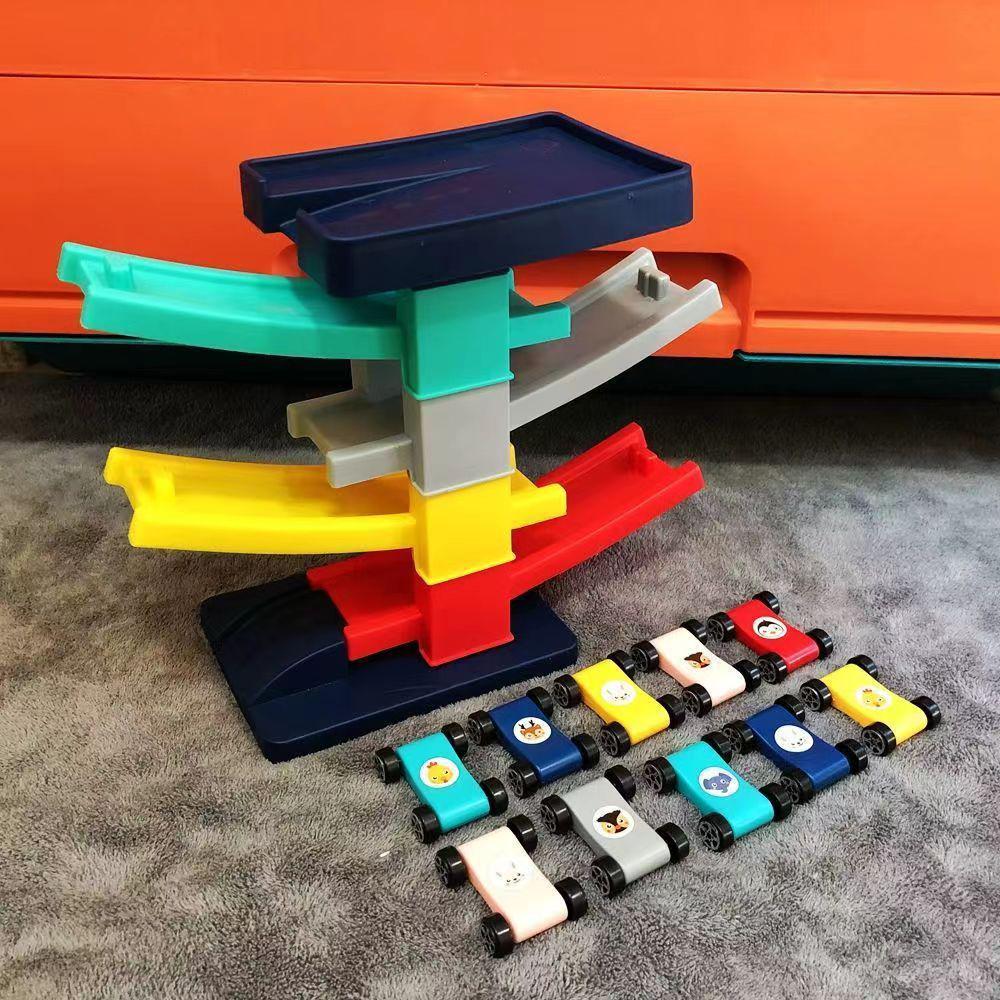 Gliding Track Car: Educational Inertial Toy for Kids 1-6 Years