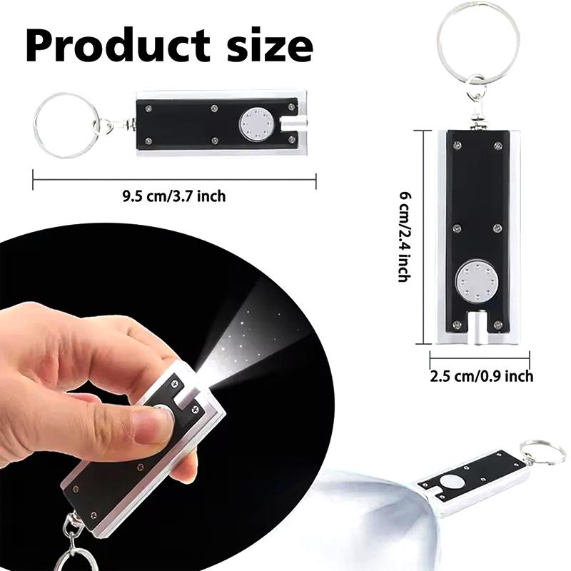 Mini Led Flashlight Multifunctional Work Light Portable Pocket Flashlight Keychains Portable Customizable Camping Flash Light