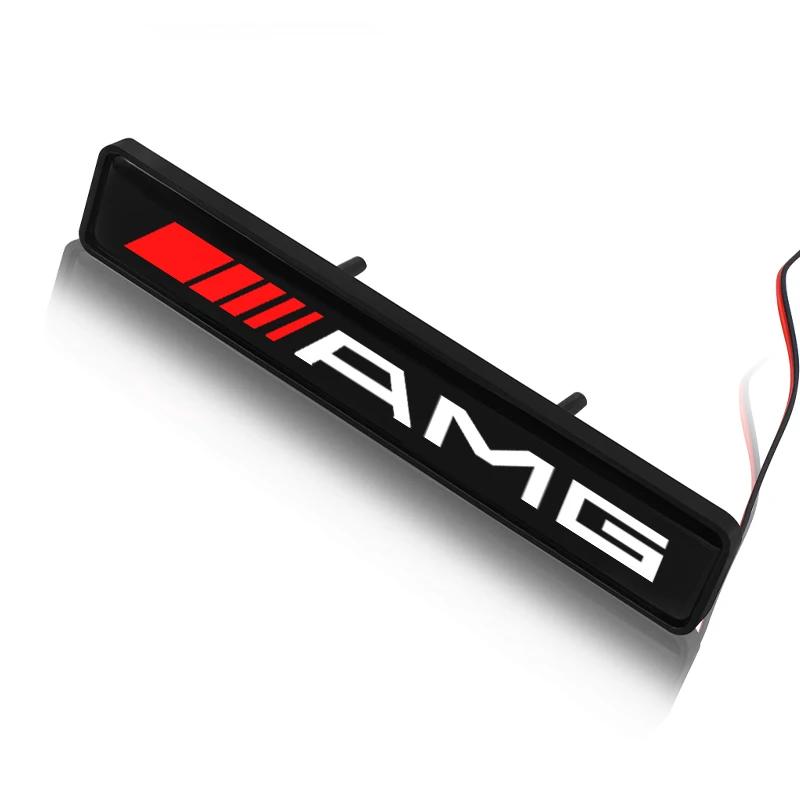 

Декоративне світло для автомобіля LED Емблема-значок на решітку радіатора капота для Mercedes Benz AMG A B C E S CLA GLA GLB GLC GLS GLK CLS Class