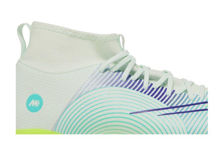 Kids' Sneakers Nike Mercurial Superfly 8 Academy MG GS 'Dream Speed - Barely Green Electro Purple'