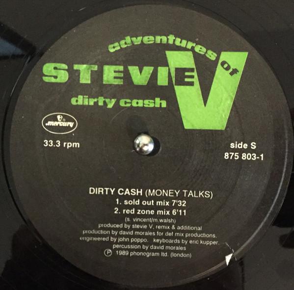 

12inch Record ADVENTURES OF STEVIE V. - Dirty Cash 8758031 Mercury 1990 Canada Dance & Electronica Used