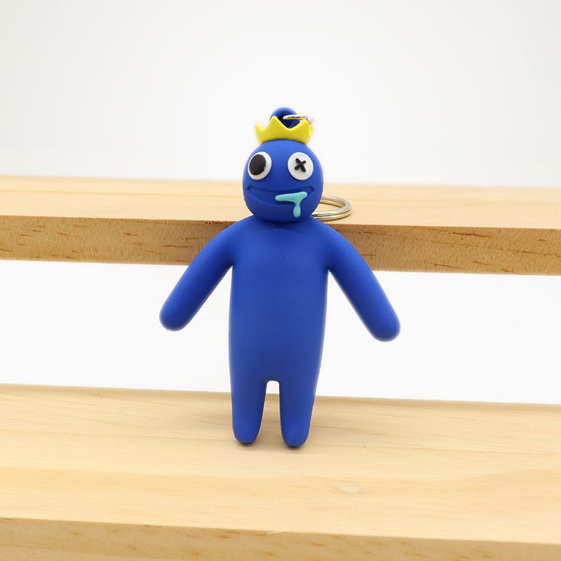 

Радужные Друзья Роблокс Синий Брелок Мультяшный Подвеска для Сумки Игрушка Детские Подарки Рождество синий