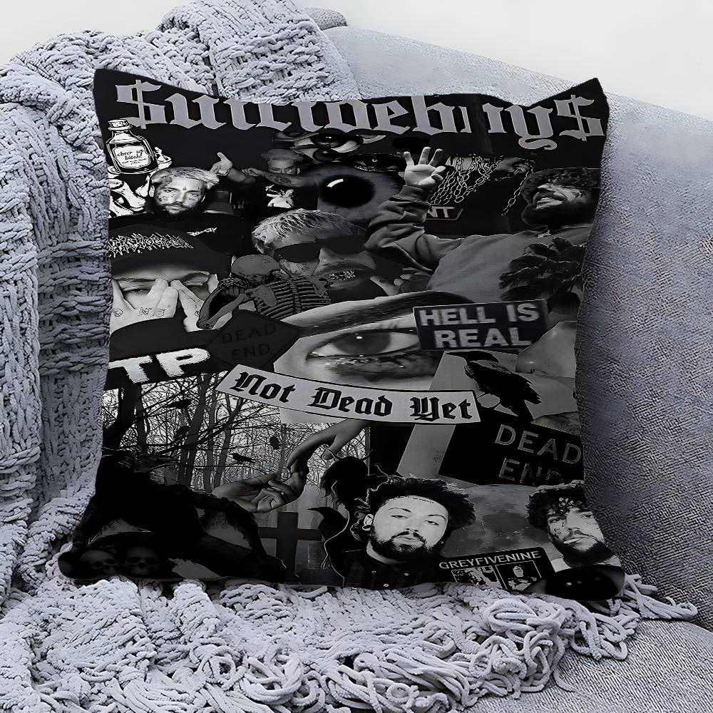 Singer S-Suicideboy Band 45*45cm Cushion Cover Pillow Cover Decor Pillowcase Home Pillowcase For Couch Pillow
