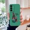 For Samsung Galaxy A37 A57 A17 A07 Phone Case Cute Astronaut Smooth Liquid Silicone Full Coverage Anti Drop Soft Durable Bumper