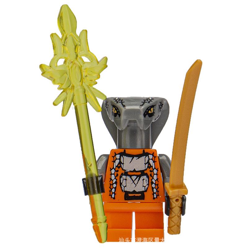 Villain Ninja Basilisk Tide Play Building Block Doll Assembly Educational Toys