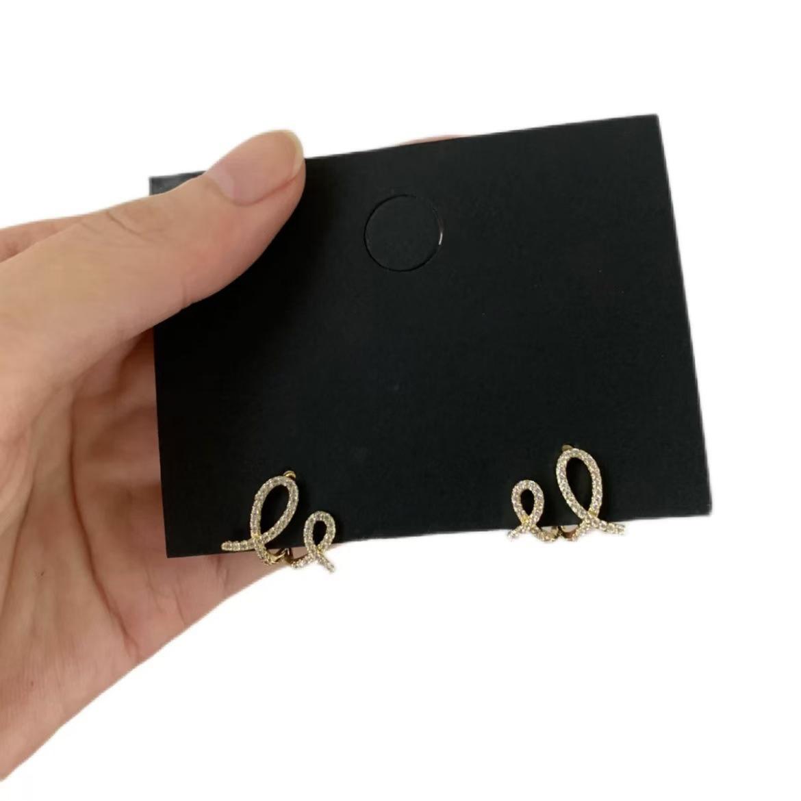 ANENJERY Геометрические серьги-кресты из циркония для женщин, темпераментные, милые, модные, простые, высокого класса, изысканные серьги, ювелирные подарки белый