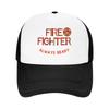 Fire Fighter Always Ready Hiking Mesh Baseball Caps For Mens  Personalized Female Beach Golf Hat Snapback Cap