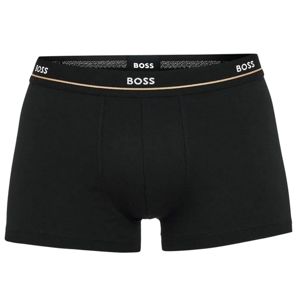 BOSS Mens Plain Boxer Shorts (Pack of 5)