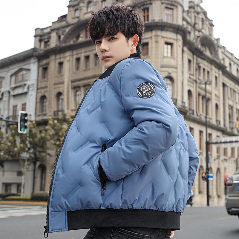 

Мужской пуховик осень и зима новый теплый утолщенный пиджак красивый короткий пиджак-хлеб мужской топ 3XL