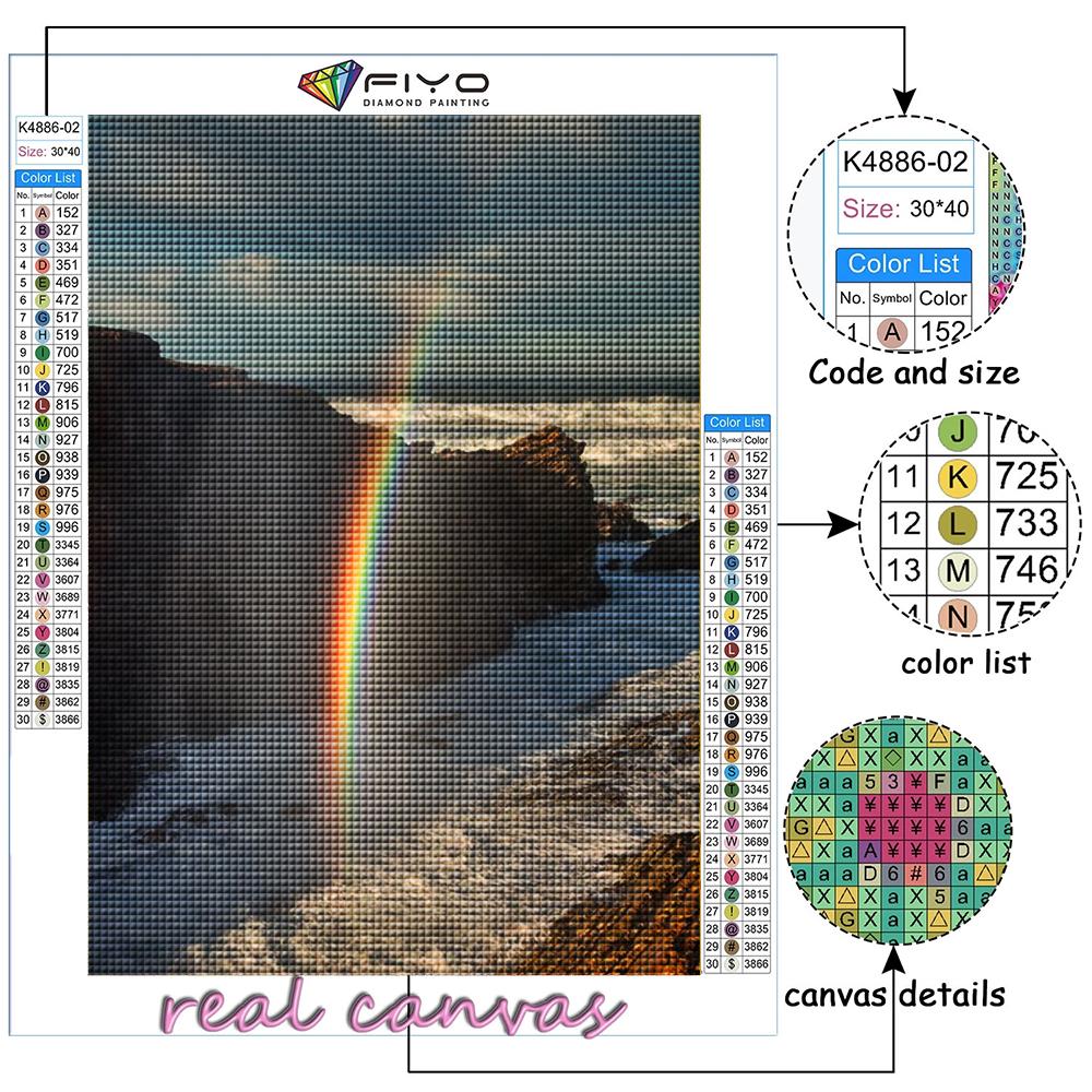Diamond Painting Rainbow Diamond Mosaic Craft Diamond Embroidery Painting