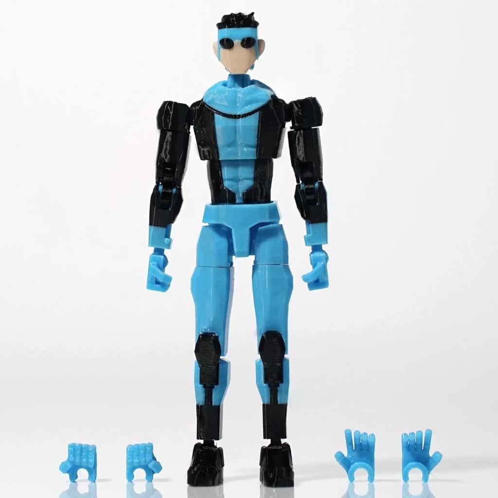 En Stock Nuevo Figuras de Acción Invincible Toys Impresas en 3D T13 Dummy 13 Superhéroes Juguetes Articulados Móviles Cambiaformas