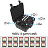 For Switch Case Compatible with Switch OLED Model, with 16 Game Cards Storage, Portable Travel Case for Switch Accessories
