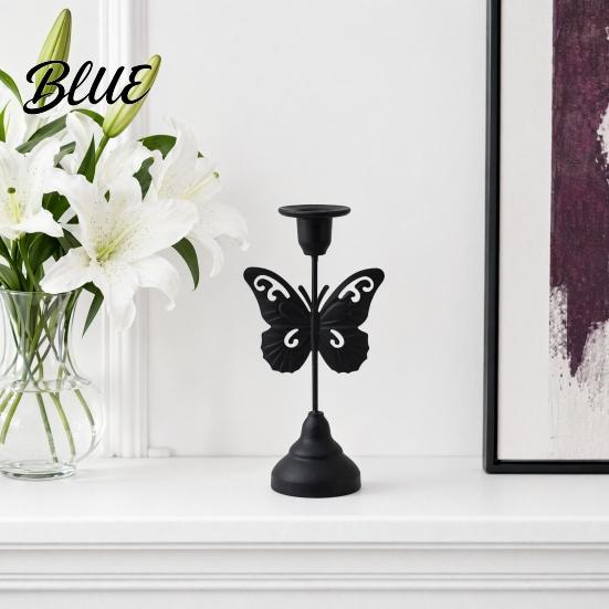 Farmhouse Table Centerpiece Vintage Metal Candle Holder Romantic Candlestick Dinner Centerpiece