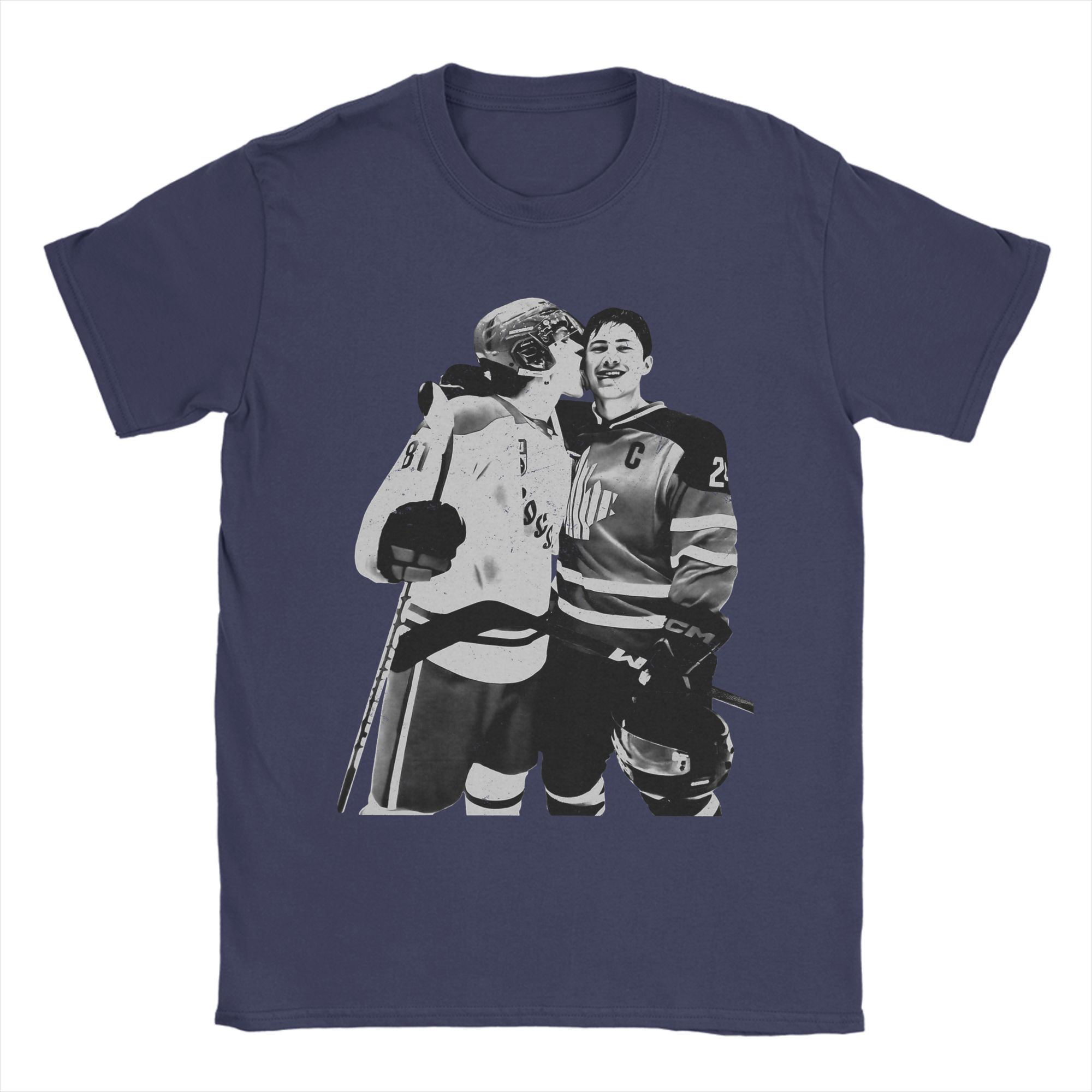 

Heated Rivalry Shane Hollander Ilya Rozanov TShirt for Men Cotton Tee Shirt Crewneck Short Sleeve T Shirt 4XL 5XL Clothes 3XL