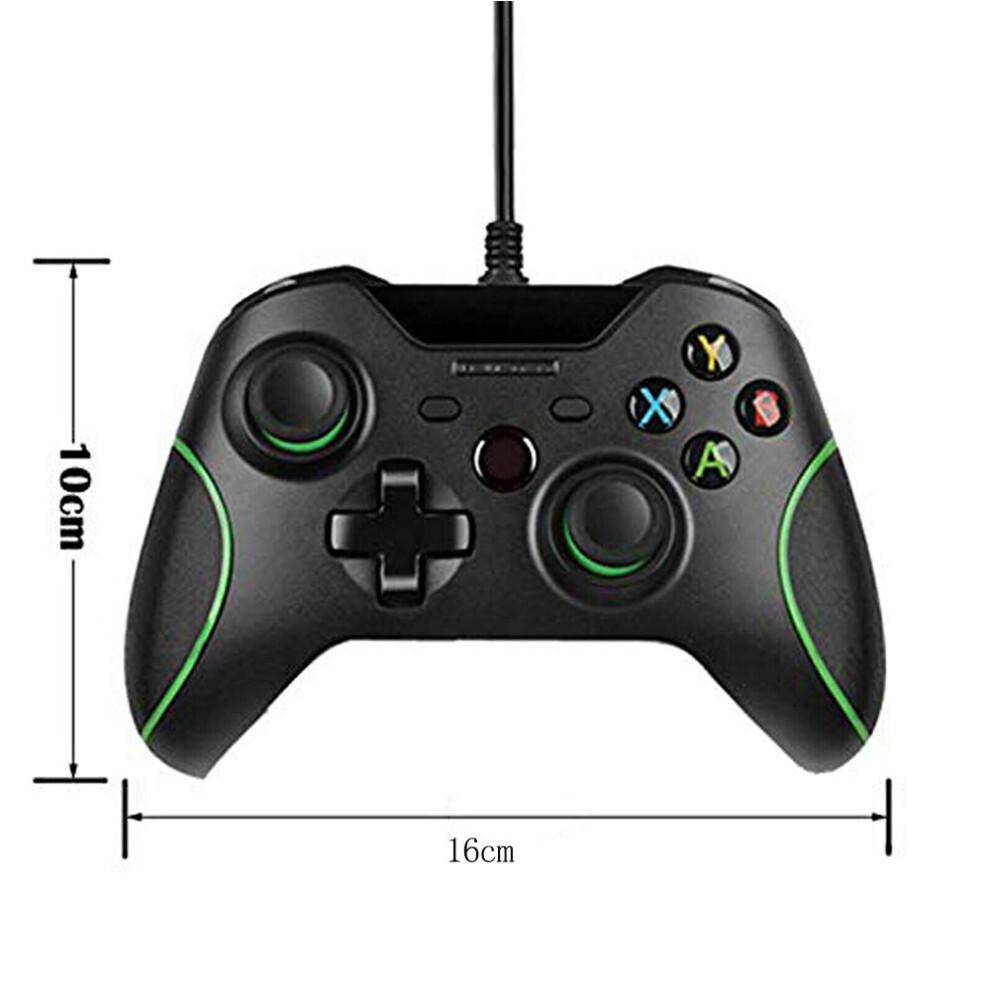 Przewodowy Kontroler Xbox One dla Xbox One/One X/One S i Windows 10 - Gniazdo słuchawkowe 3,5 mm, Podwójna wibracja, Ergonomiczny, Plug-and-Play USB