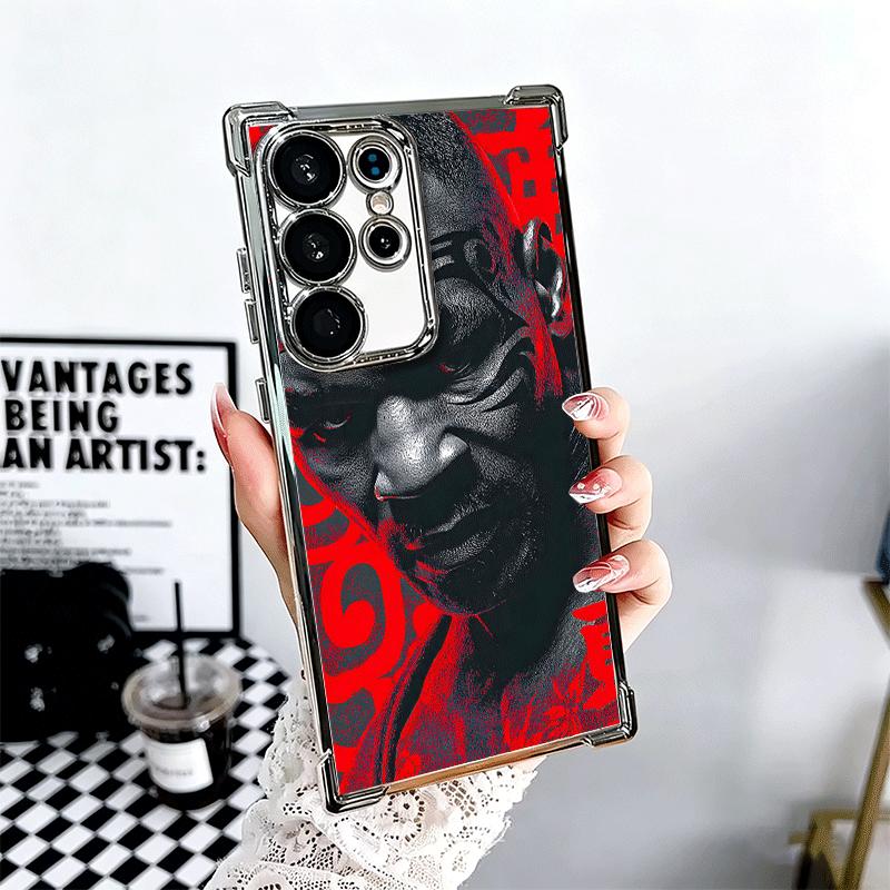 Mike Tyson Boxer Mann Beschichtung Handyhülle Für Samsung Galaxy S24 S25 FE S26 Edge S23 Ultra S22 S21 Plus S20 Anti-Fall Airbag Hülle