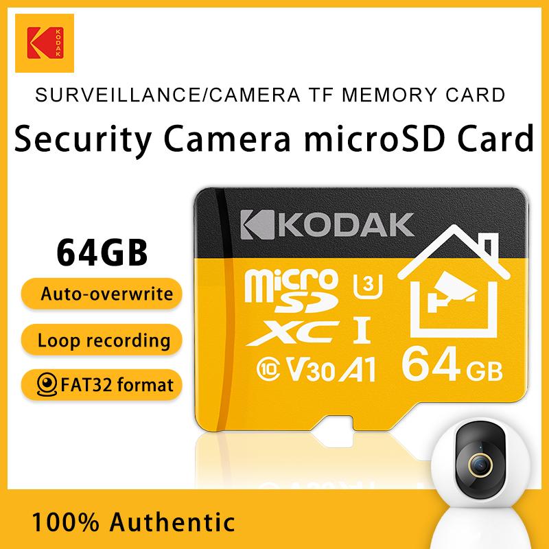 Kodak Microsd card 32GB 64GB 128GB 256GB Memery card Micro sd card best for Home Security Monitor Mobile Phone Drones