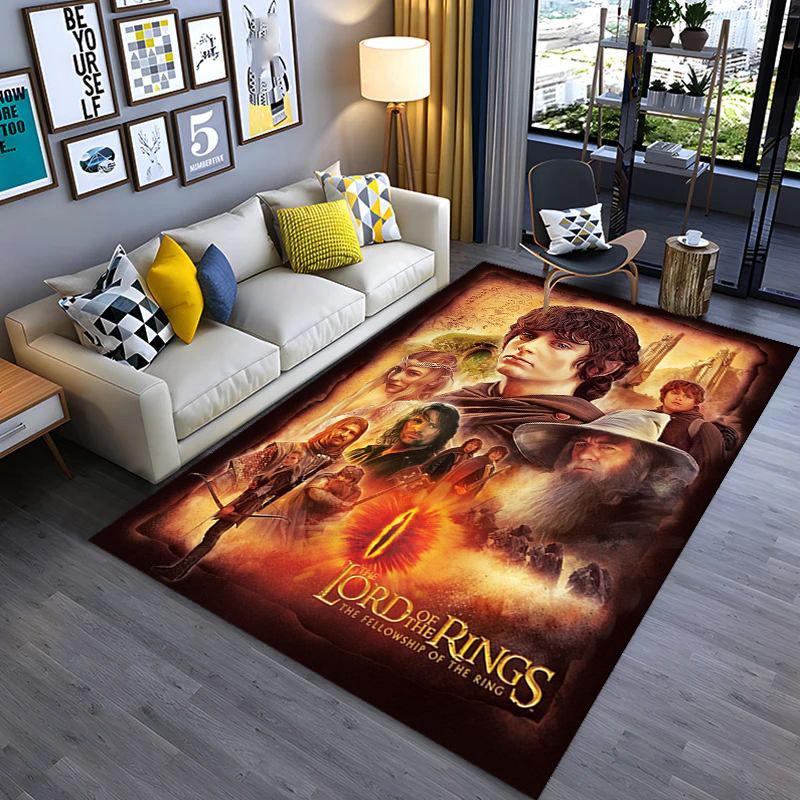 Middle-earth's Epic Saga carpet Living room and bedroom mats Suitable for all seasons Bathroom mat Art Protective pad