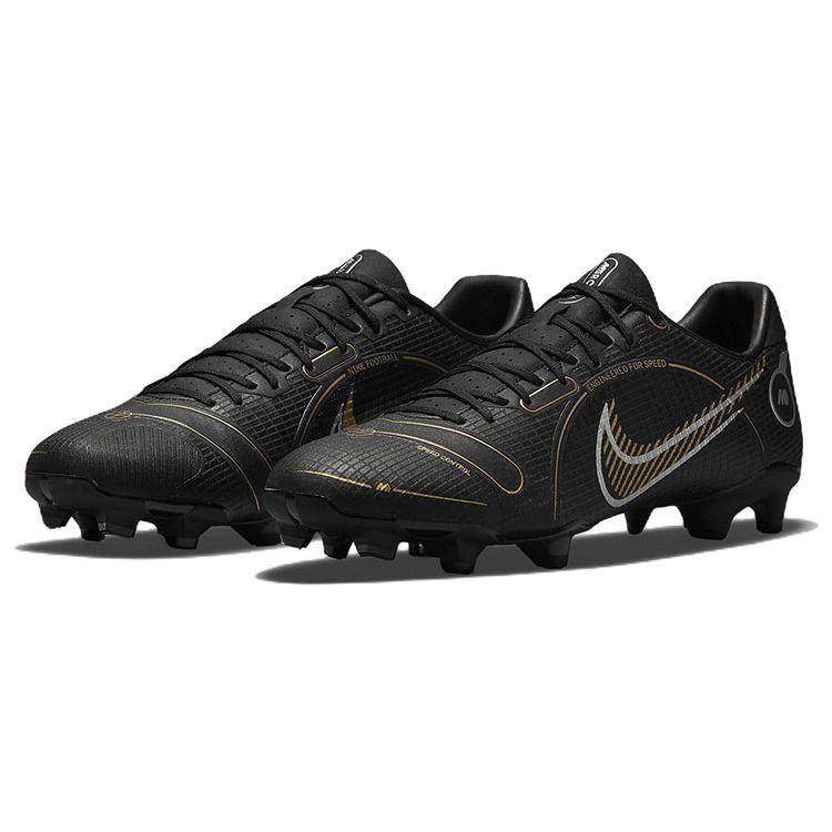 Nike Mercurial Vapor 14 Academy MG Black Metallic Gold Мужские кроссовки — фото 3