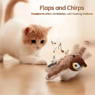 Juguete de Peluche Interactivo Eléctrico para Mascotas, Agitando y Sacudiendo Animales de Simulación, Juguete para Gatos y Perros para Aliviar el Aburrimiento