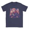 Anime Sukuna TShirts for Unisex  Leisure 100 Cotton Tees Round Collar Short Sleeve T Shirts Plus Size Clothing