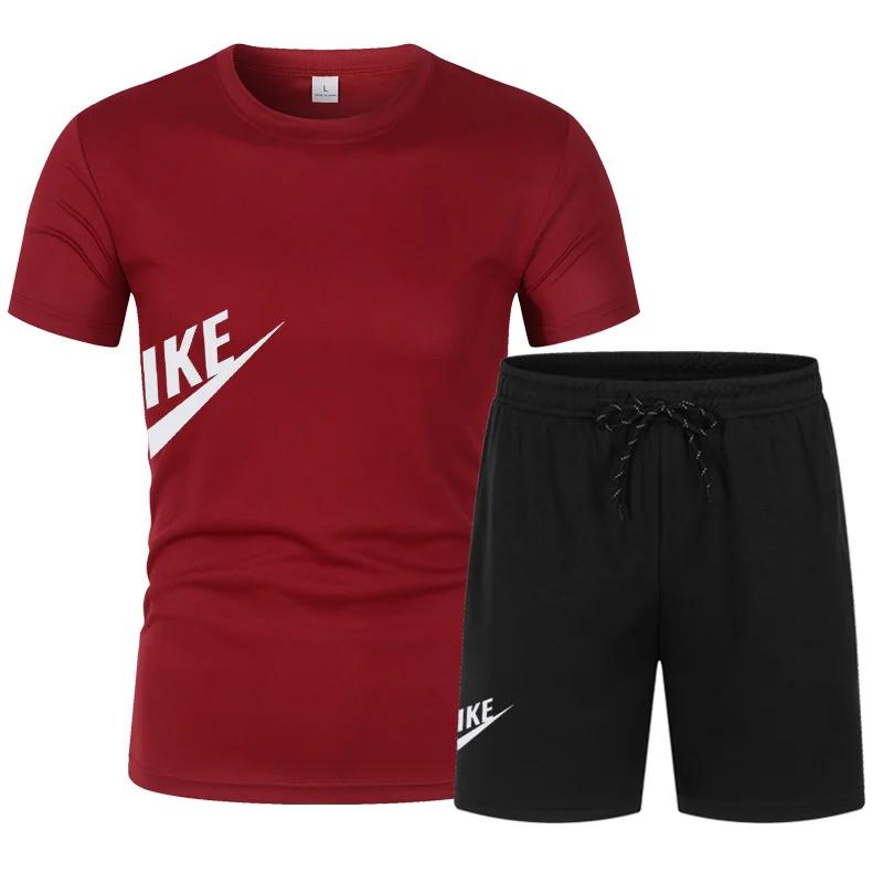 

Summer Casual and Fashionable Short-sleeved T-shirt Set M