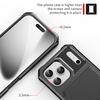 For iPhone 17 Pro Case with Card Holder PU Leather + TPU Phone Back Cover