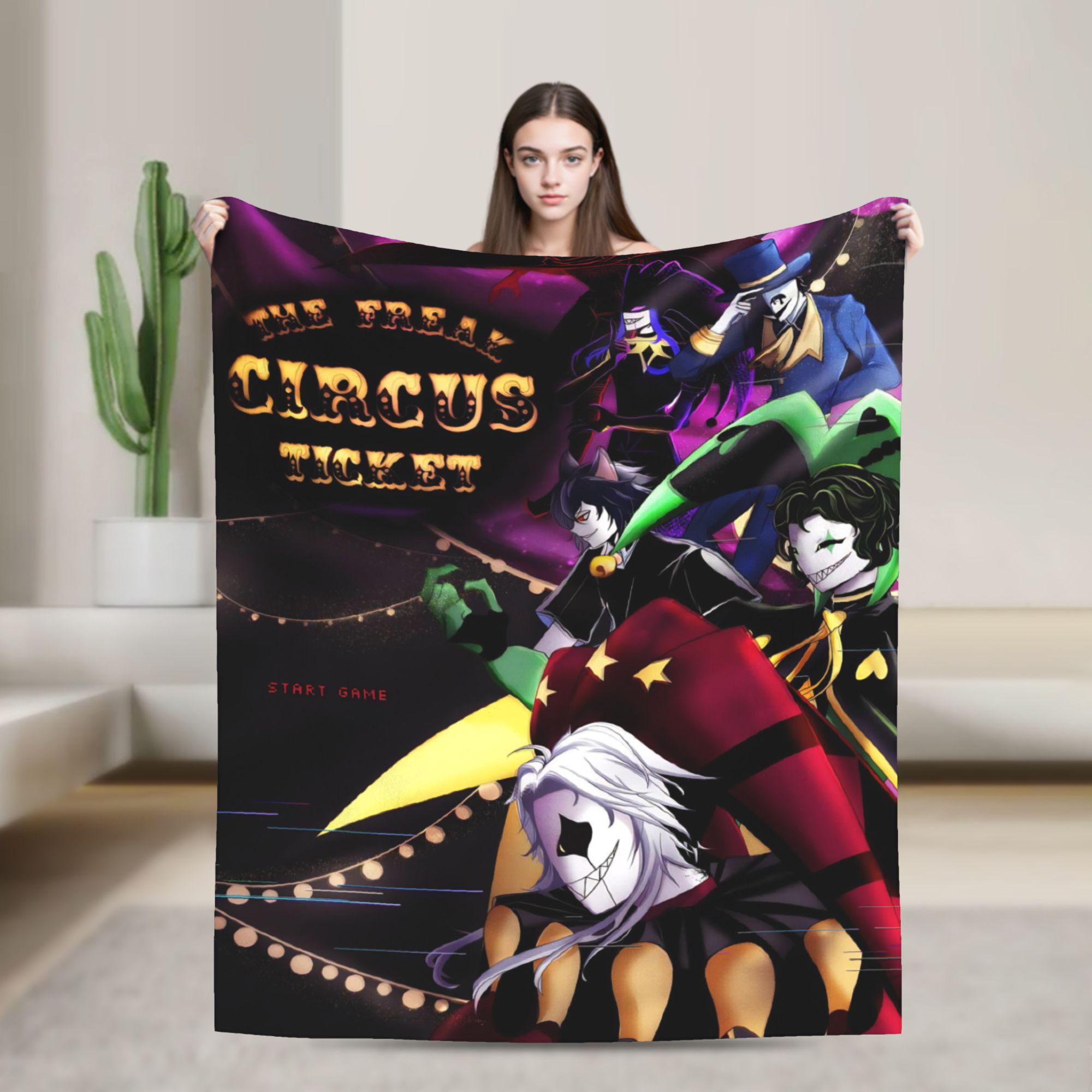 

The Freak Circus Fashion Blanket Multiple Sizes Soft Fuzzy Plush Throw Fashion Blankets for Sofa Couch and Bed 100x150cm