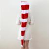 Funny 130cm Long Christmas Hat Striped Santa Hat Adult Plush for Celebrations
