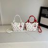 New trendy girl fashion cute pendant large capacity printing texture single shoulder underarm handbag bag