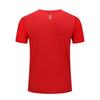 Ice Silk Quick-Dry Round Neck Sports T-Shirt for Outdoor, Tennis, Running, Auto Repair, and Advertising with Short Sleeves and Logo Print