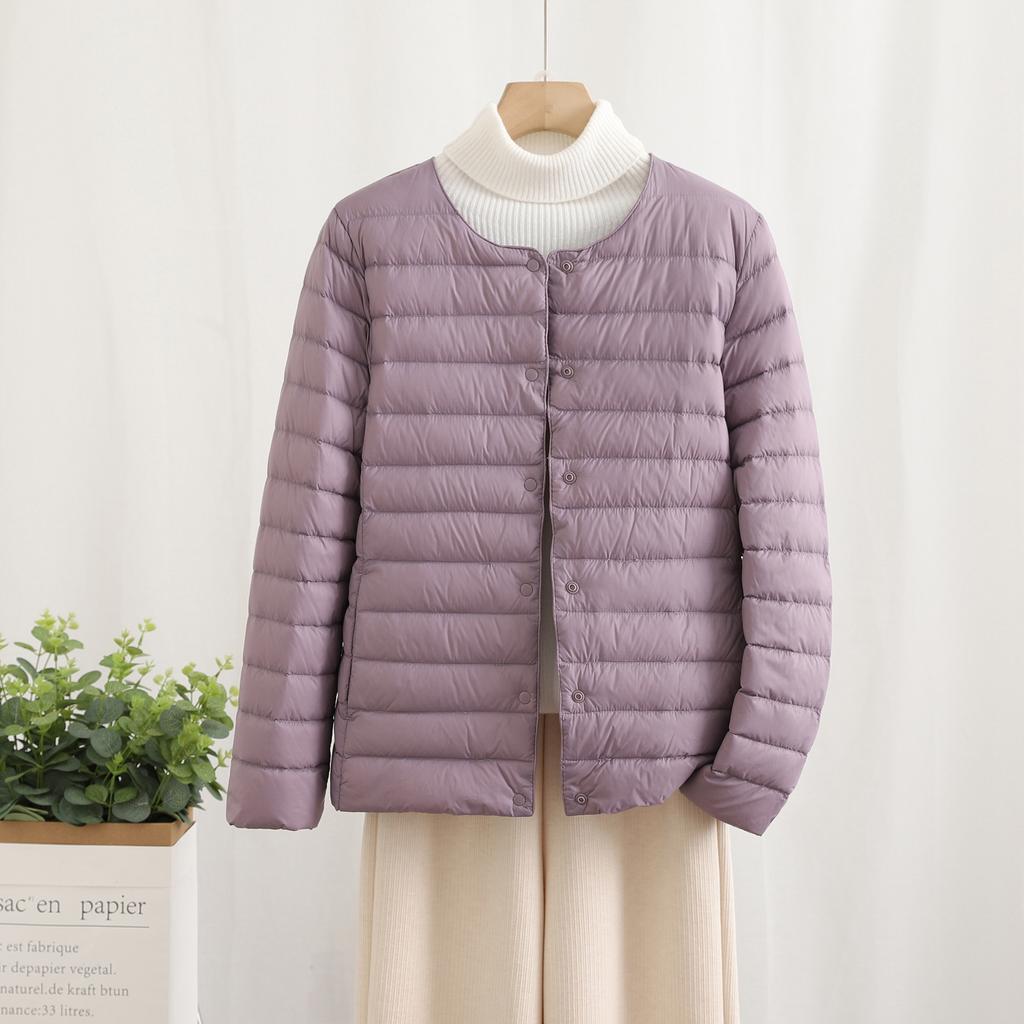 New autumn and winter down light down jacket women's ultra-light short wear compression portable liner jacket