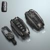 For Toyota Mark X Corolla RAV-4 Prado Carola 2 3 4 5Buttons Armor Design Galvanized Alloy Silicone Splicing Car Key Cover Case