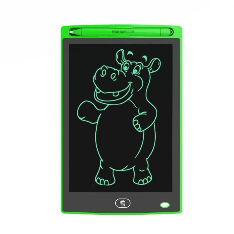 

8,5/8,8/10/12 дюймов ЖК-планшет для рисования для детских игрушек, инструменты для рисования, блокноты для рукописного ввода, электроника, доска для письма, детские развивающие игрушки, подарки 8.5inch зелёный