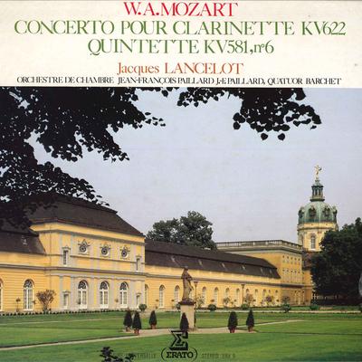 LP Record JACQUES LANCELOT(CLARINETTE)/JEAN-F - Mozart/Concerto Pour Clarinette Kv6 ERX5 RVC 1977 Japan Classical Used