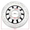 Rotor de disque de frein de moto 220MM-58MM 3 trous compatible avec les pièces de rechange ATV Électrique