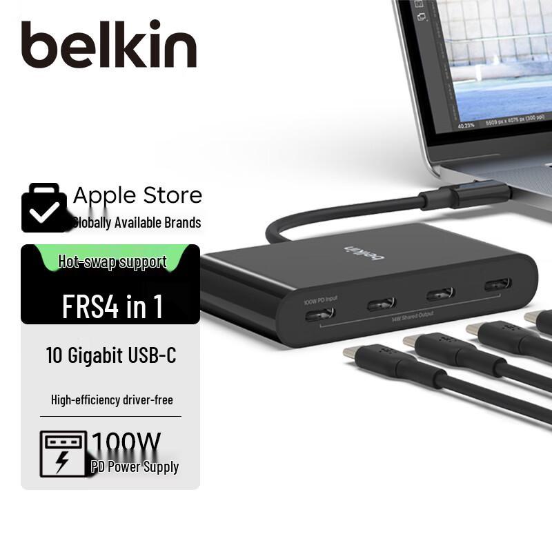Многопортовый USB-C хаб Belkin