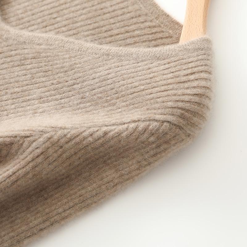 Women's Cashmere Dress Qinghe Cashmere 30% Cashmere 70% Wool Autumn and Winter Cashmere Skirt Soft and Warm