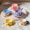 Hand-Painted Ceramic Coffee & Tea Cup Set