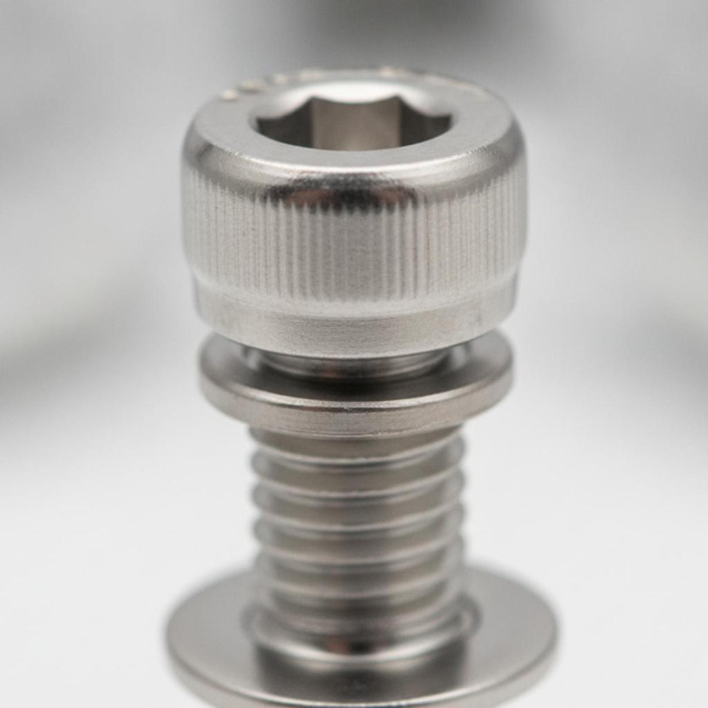 M5 Bolts with Washers Rust Resistant Fasteners Silver for Underwater Photography