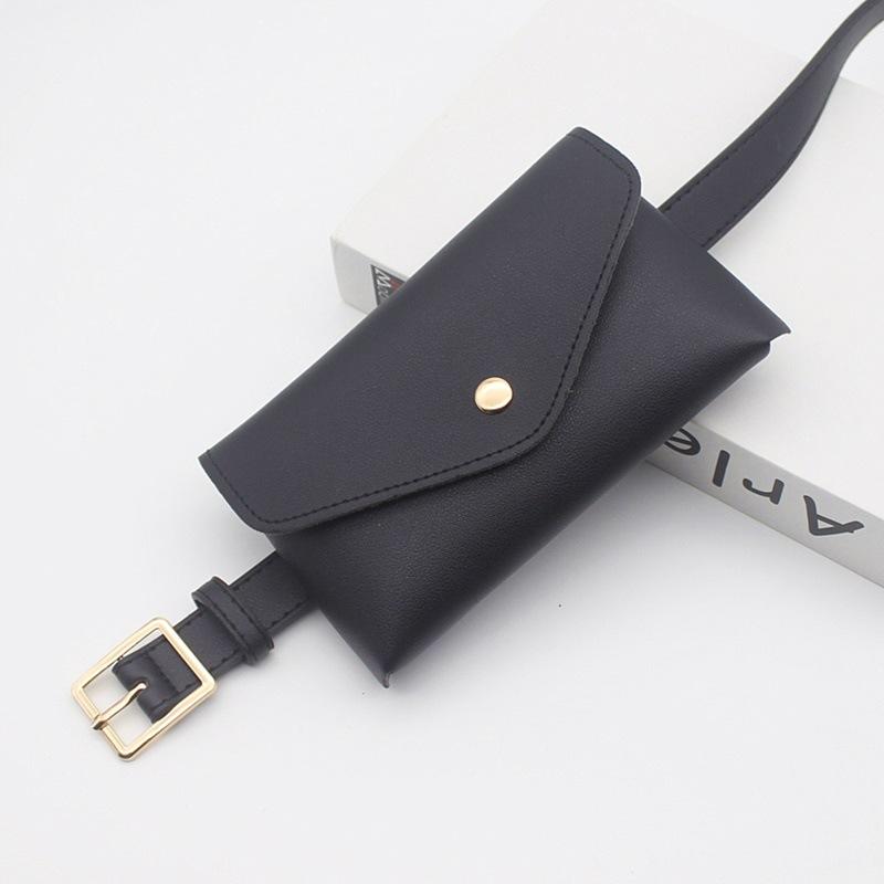 22 Women'S Belt Women'S Decorative Bag Belt Thin Mini Mobile Phone Key Small Waist Bag