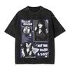 2026 Billie Eilish Funny Poster Graphic Print T-shirt Men Women Fashion Vintage Washed Cotton O-neck Summer Tee Oversized Casual Short Sleeve Top