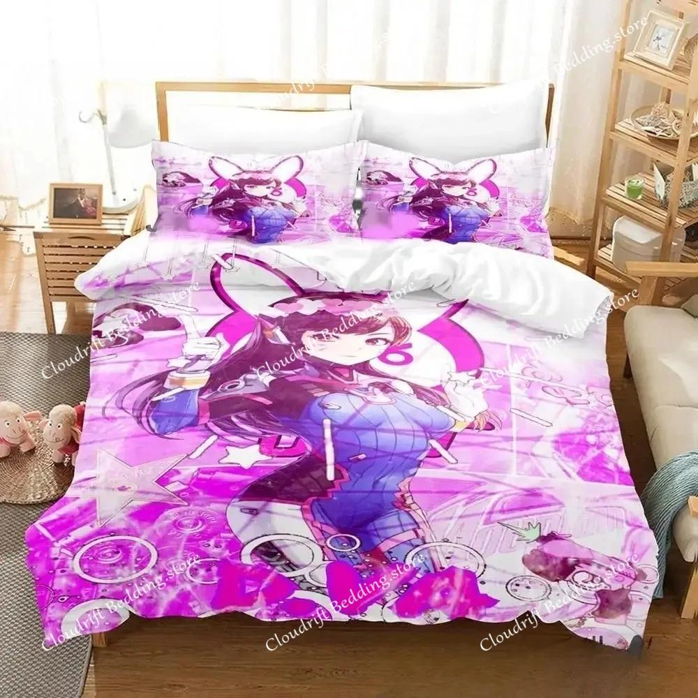 Duvet Cover Overwatch 3D Exquisite Game OW Digital Printing Bedding Set Comforter Bed Youth Home Decor Kids Boys Gift