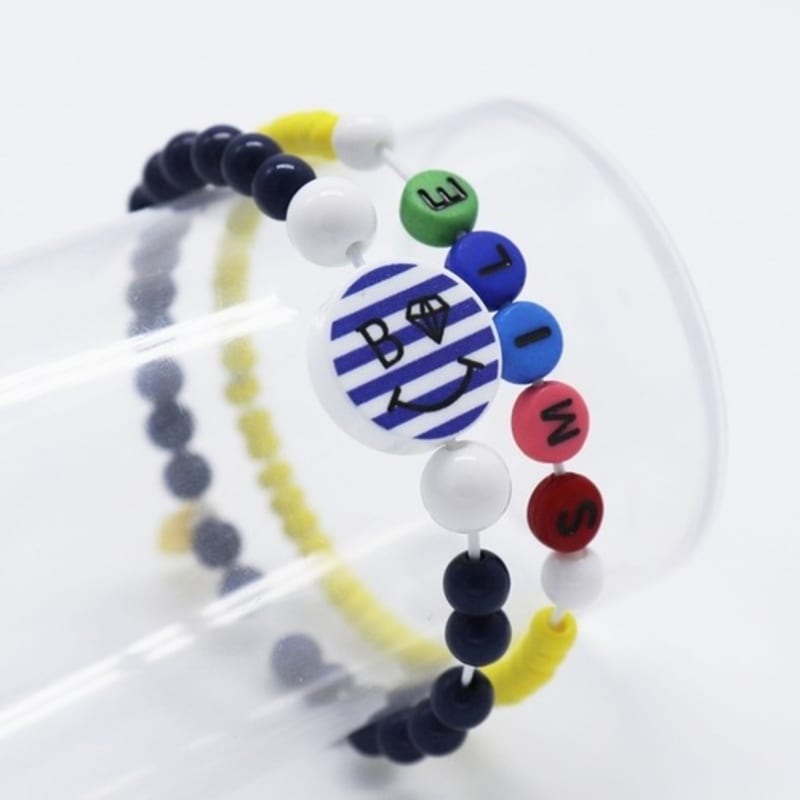 BONBEAU Marine Smile Initial Bracelet Set (2 Types)