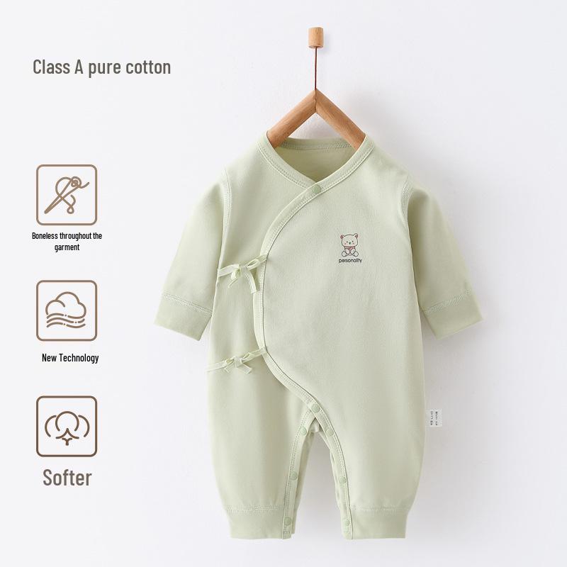 Class A Pure Cotton Baby Onesie Bodysuit for Newborns (0-3 Months), Suitable for All Seasons.