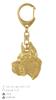 Great Dane I - Gilded Key Ring with Dog In Gift Box, Handbag Decoration, Luxury Accessory by Art-Dog Brand