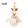 Cute Holiday Figurine Christmas LED Plush Doll Ornaments, Light Up Elk Snowman Santa Claus Indoor Decoration Decoration, Stuffed Toy for Table