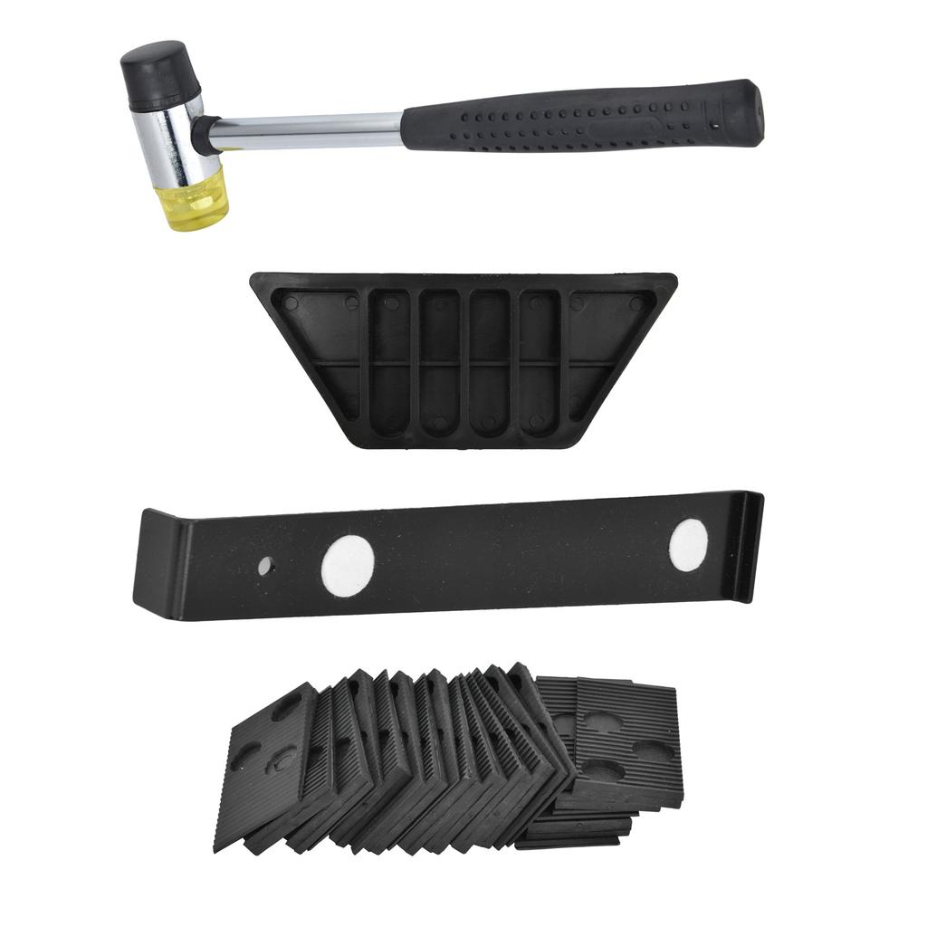 Flooring Installation Kit Laminate Tool with Rubber HammerPull BarTapping Block20Pcs Spacers