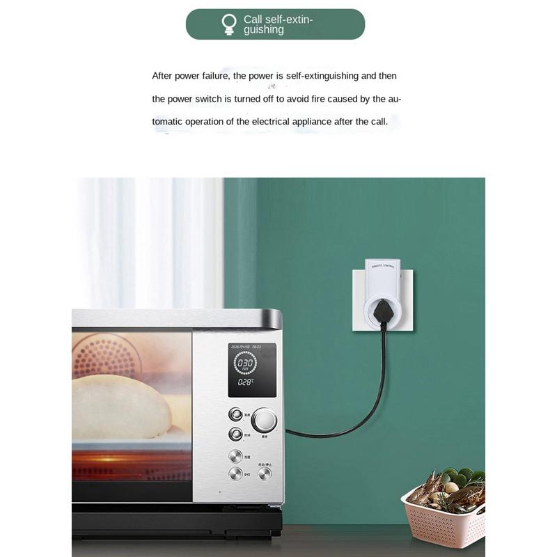 Buy 2 Pcs Wireless Remote Control Smart Electrical Outlet Switch US ...