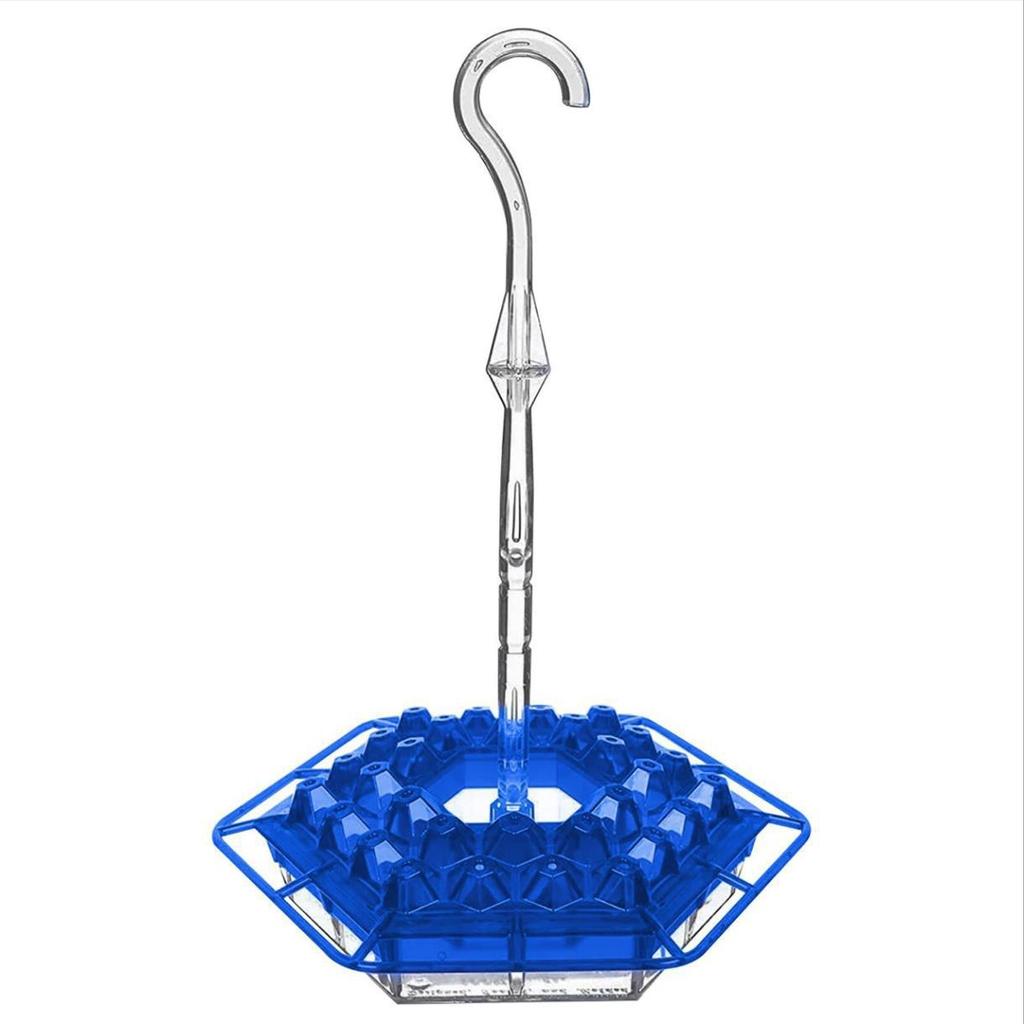 Hummingbird Feeder Hanging Red Hexagonal Hook Hummingbird Feeder Garden Bird Feeder